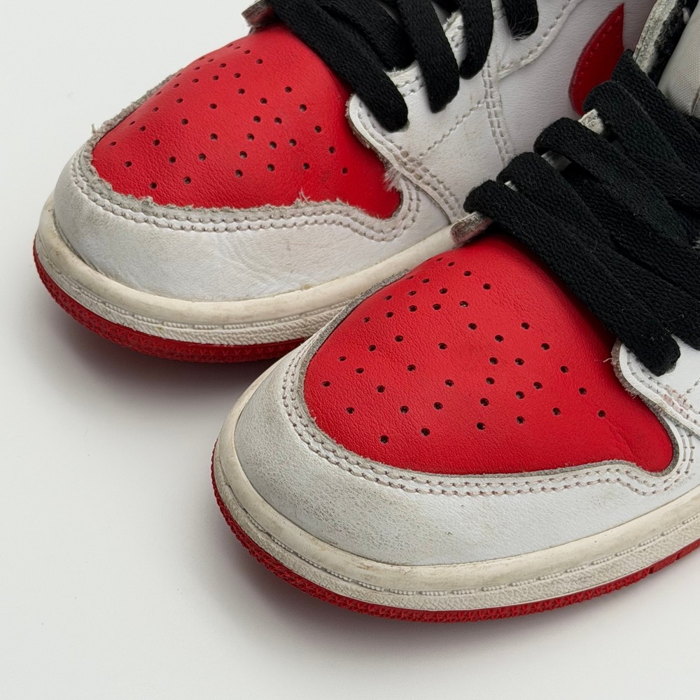 Jordan Air Jordan 1 Mid (GS) Chicago White/Gym Red-Black AQ2664-161 Size 3Y - Picture 8 of 14